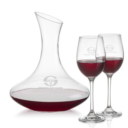 Corporate Gifts - Barware - Carafes - Hampton Carafe & Burlington Wine