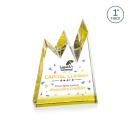 Alpine Full Color Gold Peaks Crystal Award