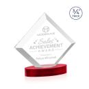 Belaire Red on Alberton Base Diamond Crystal Award