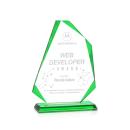 Hillmont Green Unique Crystal Award