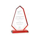 Pearson Red Unique Crystal Award