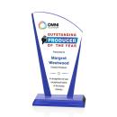 Merivale Full Color Blue Unique Crystal Award