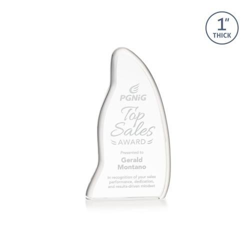 Awards and Trophies - Crystal Awards - Beauford Unique Crystal Award
