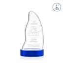 Beauford Blue on Base Unique Crystal Award