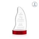 Beauford Red on Base Unique Crystal Award
