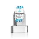 Ashford Full Color Clear on Base Towers Crystal Award