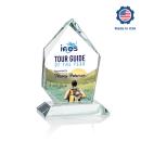 Deerhurst Full Color Peaks Crystal Award