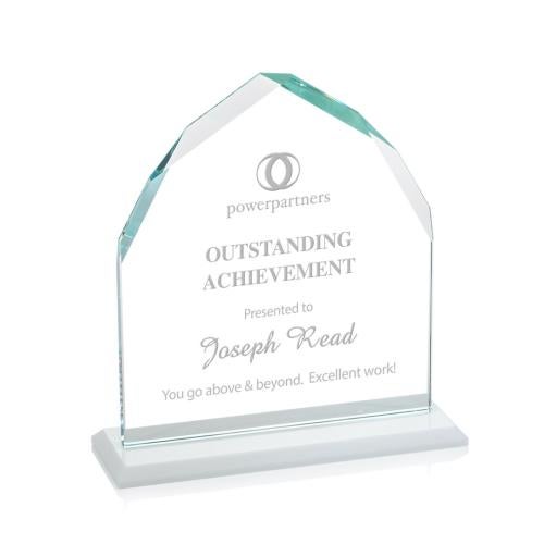 Awards and Trophies - Crystal Awards - Montibello White  Peaks Crystal Award