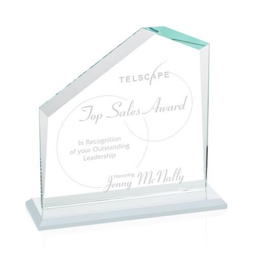 Awards and Trophies - Crystal Awards - Fairmont White Peaks Crystal Award