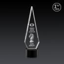 Springfield 3D Black on Marvel Base Diamond Crystal Award
