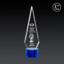 Springfield 3D Blue on Marvel Base Diamond Crystal Award