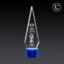 Springfield 3D Blue on Marvel Base Diamond Crystal Award