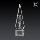 Springfield 3D Clear on Paragon Base Diamond Crystal Award