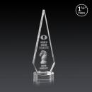 Springfield 3D Clear on Stanrich Base Diamond Crystal Award