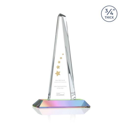 Awards and Trophies - Crystal Awards - Majestic Tower Prismatic Towers Crystal Award