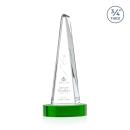 Majestic Tower Green on Alberton Base Towers Crystal Award