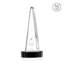 Majestic Tower Black on Alberton Base Towers Crystal Award