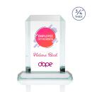 Dalton Full Color Clear Rectangle Crystal Award
