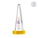 Majestic Tower Full Color Gold on Alberton Base Towers Crystal Award