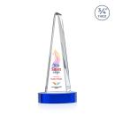 Majestic Tower Full Color  Blue on Alberton Base Towers Crystal Award