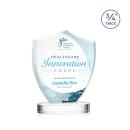 Scudo Shield Full Color Clear on Alberton Base Unique Crystal Award