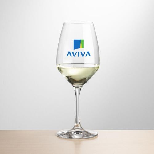 Corporate Gifts - Barware - Wine Glasses - Santiago Wine - Full Color