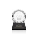 Seville Black on Entwhistle Base Circle Crystal Award