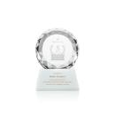 Seville White on Entwhistle Base Circle Crystal Award