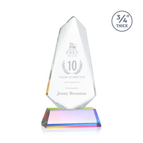 Awards and Trophies - Crystal Awards - Sheridan Prismatic on Newhaven Unique Crystal Award