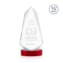 Sheridan Red on Alberton Base Unique Crystal Award