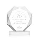 Kitchener White on Alberton Base Polygon Crystal Award
