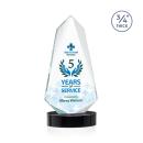 Sheridan Full Color Black on Alberton Base Unique Crystal Award