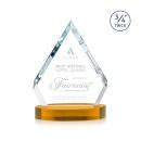 Apex Amber on Alberton Base Diamond Crystal Award