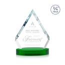 Apex Green on Alberton Base Diamond Crystal Award