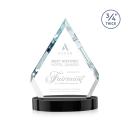 Apex Black on Alberton Base Diamond Crystal Award