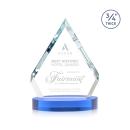 Apex Sky Blue on Alberton Base Diamond Crystal Award