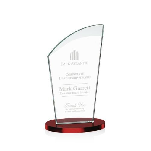 Awards and Trophies - Crystal Awards - Tomkins Red Peaks Crystal Award