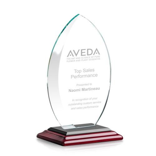 Awards and Trophies - Crystal Awards - Windermere Rosewood Flame Crystal Award