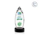 Fortier Full Color Black on Base Peaks Crystal Award