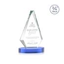 Windsor Sky Blue on Alberton Base Diamond Crystal Award