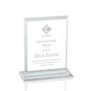 Denison Clear  Rectangle Crystal Award