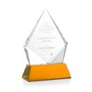 Shelton Amber on Newhaven Base Diamond Crystal Award