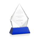 Shelton Blue on Newhaven Base Diamond Crystal Award