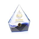 Shelton Full Color Blue Diamond Crystal Award