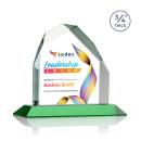 Austere Peak Full Color Green Peaks Crystal Award