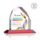 Austere Peak Full Color Red Peaks Crystal Award