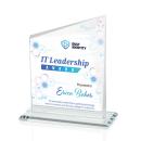 Bellamy Full Color Clear Peaks Crystal Award
