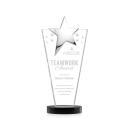 Mantella Chrome Black Star Crystal Award