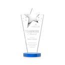 Mantella Chrome Sky Blue Star Crystal Award