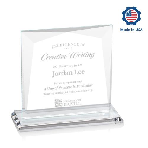Awards and Trophies - Crystal Awards - Tanner Square / Cube Crystal Award
